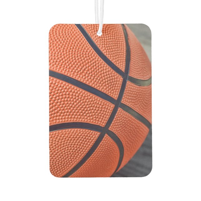 Désodorisant Pour Voiture Closeup of Orange Basketball (Dos)