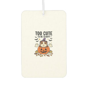 Désodorisant Pour Voiture Cochon d'Inde d'Halloween Trop Mignon Pour Être Ef