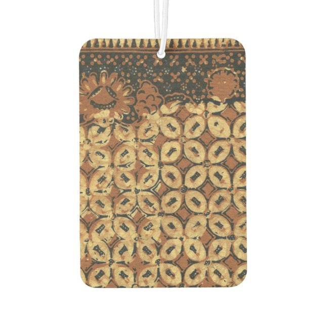 Désodorisant Pour Voiture Coffee Bean Earthy Boho Rustique (Dos)