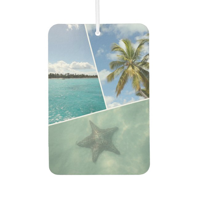 Désodorisant Pour Voiture Collage des Caraïbes (Devant)