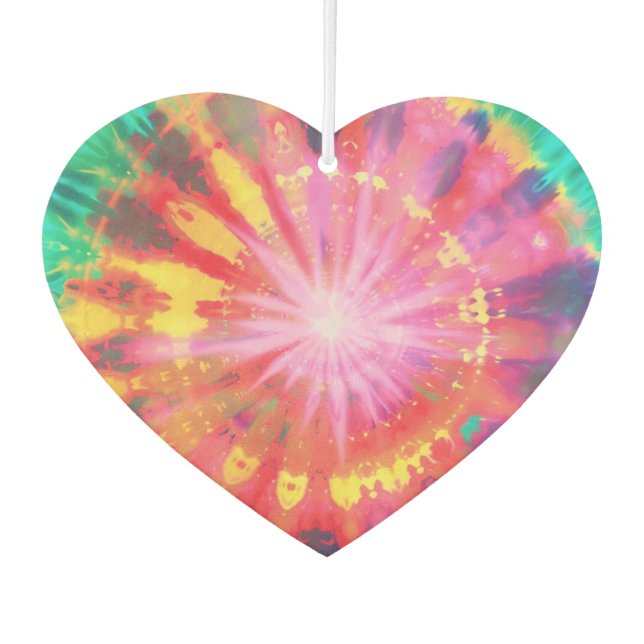 Désodorisant Pour Voiture Coloré Vibrant Cravate-Dye #1 (Devant)