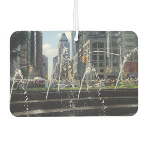 Désodorisant Pour Voiture Columbus Circle New York City NYC Fontaine d'eau