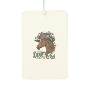 Désodorisant Pour Voiture Conception de chemise à chapeau floral de cheval d