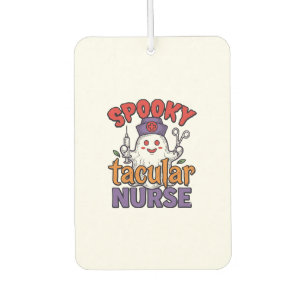 Désodorisant Pour Voiture Conception de chemise fantôme Halloween Infirmière