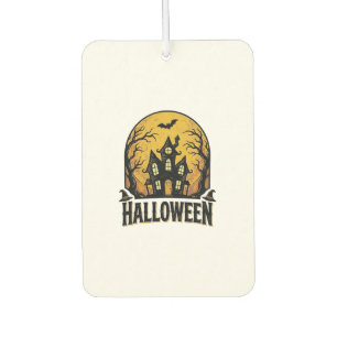 Désodorisant Pour Voiture Conception de chemise Halloween Maison Hantée Vint