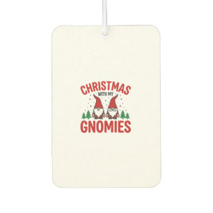 Désodorisant Pour Voiture Conception de gnome de vacances de Gnomies de Noël