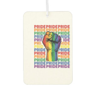 Désodorisant Pour Voiture Conception de T-shirt arc-en-ciel Vintage Pride Ra