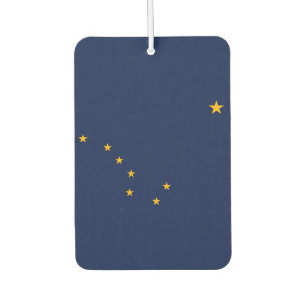 Désodorisant Pour Voiture Conception du drapeau de l'État de l'Alaska