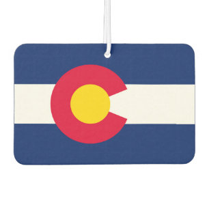 Désodorisant Pour Voiture Conception du drapeau de l'État du Colorado