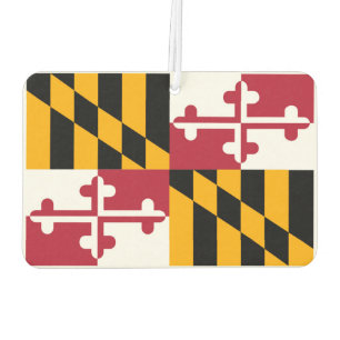 Désodorisant Pour Voiture Conception du drapeau de l'État du Maryland