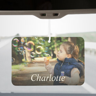 Désodorisant Pour Voiture Concevez Votre Propre Enfant Photo Et Nom Personna