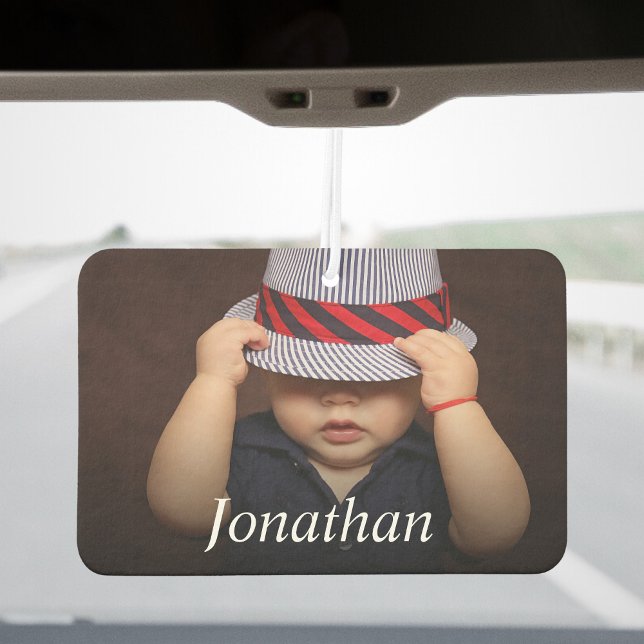 Désodorisant Pour Voiture Concevez Votre Propre Photo Et Nom Personnalisé (Créateur téléchargé)