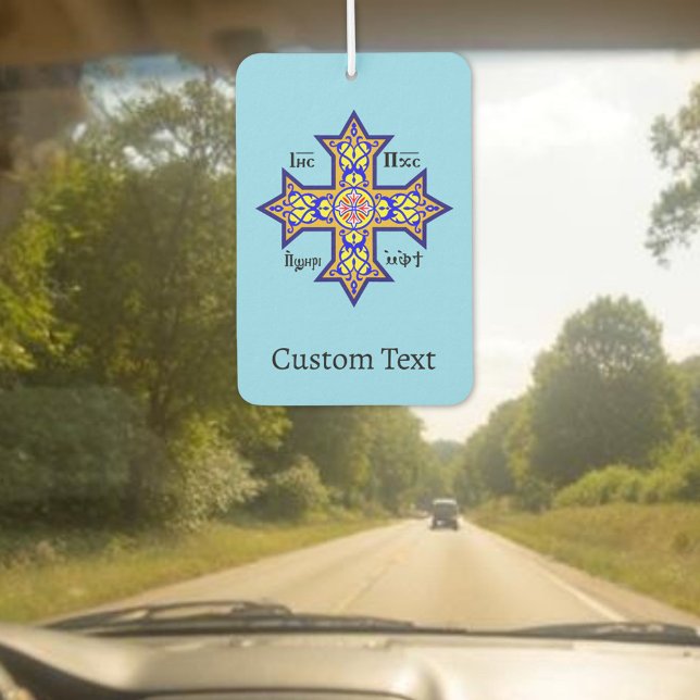 Désodorisant Pour Voiture Coptic Cross (Créateur téléchargé)