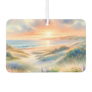 Désodorisant Pour Voiture Coucher de soleil dans une chaumière côtière Dunes