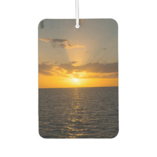 Désodorisant Pour Voiture Coucher de soleil radieux sur l'océan
