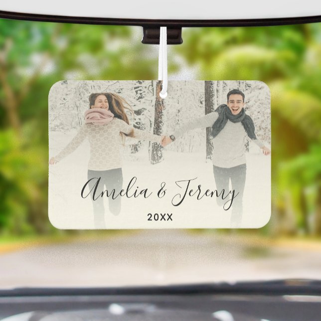 Désodorisant Pour Voiture Couple's Personalized Photo  (Créateur téléchargé)