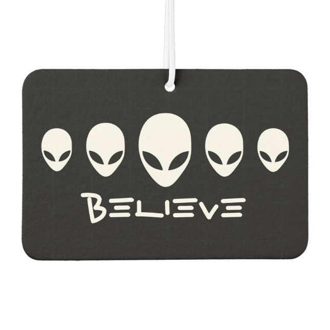 Désodorisant Pour Voiture Croire les Aliens (Devant)
