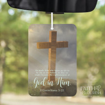 Croix de bois Écriture Bible Verse