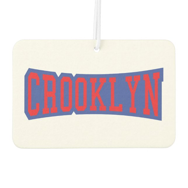DÉSODORISANT POUR VOITURE CROOKLYN, NYC (Dos)
