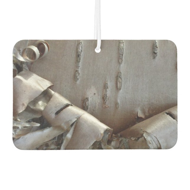 Désodorisant Pour Voiture Curly Birch Bark Tree Rustic (Devant)