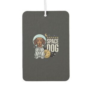 Désodorisant Pour Voiture Dachshund Chien Spatial Astronaute Vecteur