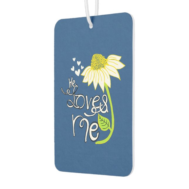 Désodorisant Pour Voiture Daisy Il M'Aime Air Freshner (Gauche)