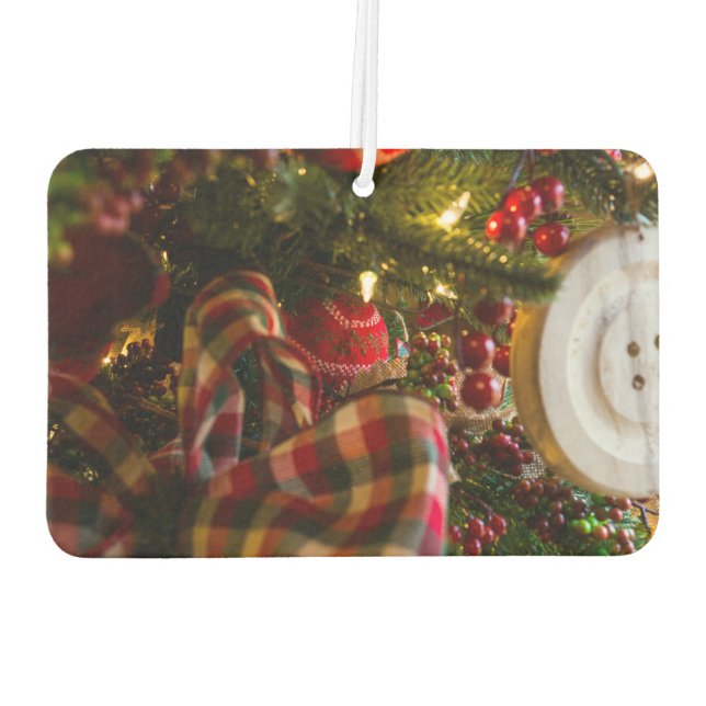 Désodorisant Pour Voiture Dans Un Arbre De Noël (Dos)