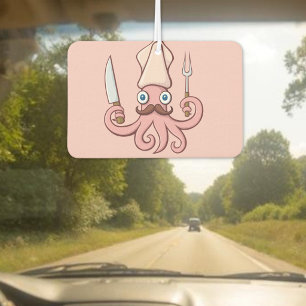 Désodorisant Pour Voiture Dessin animé de chef calamar