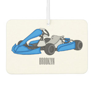 Désodorisant Pour Voiture dessin animé de Kart racing