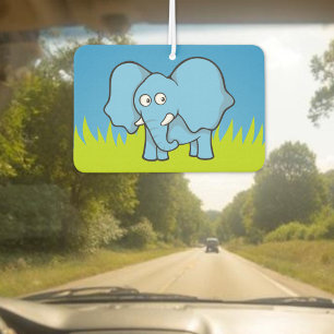 Désodorisant Pour Voiture Dessin animé éléphant bleu