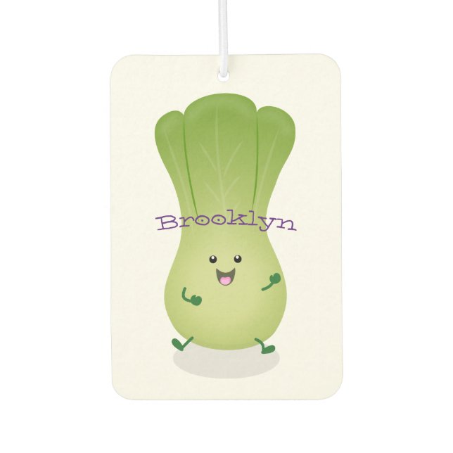 Désodorisant Pour Voiture dessin animé mignon de bok choy (Devant)