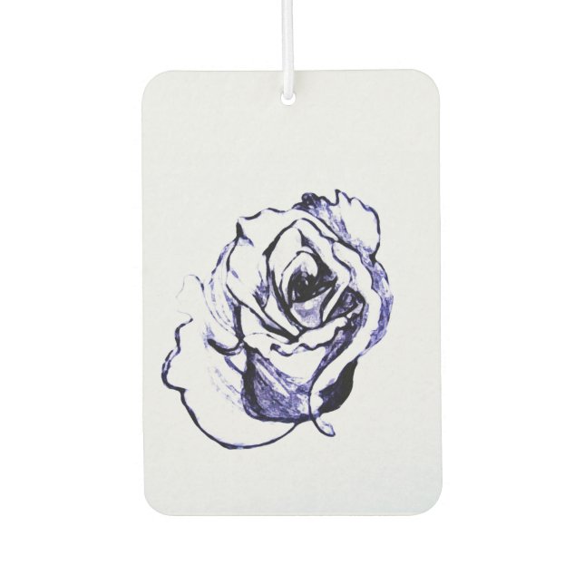 Désodorisant Pour Voiture Dessin de fleurs (Devant)