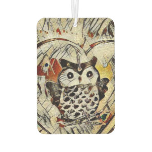 Désodorisant Pour Voiture Dessin de hibou