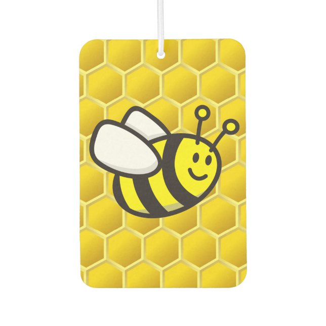 Désodorisant Pour Voiture Dessin sur les abeilles (Devant)