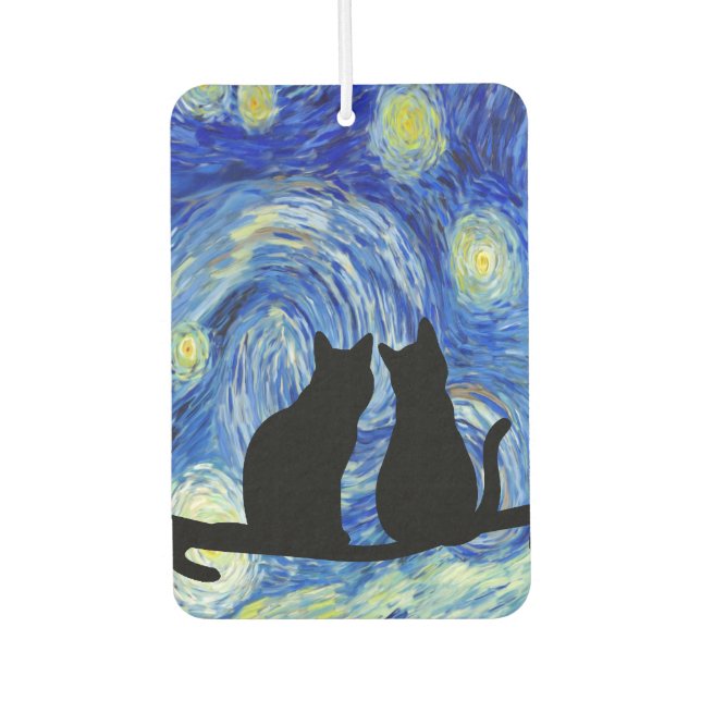 Désodorisant Pour Voiture Deux Kitties (Devant)