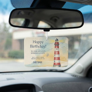 Désodorisant Pour Voiture Diffuseur d'air de voiture Phare Rouge Blanc Anniv