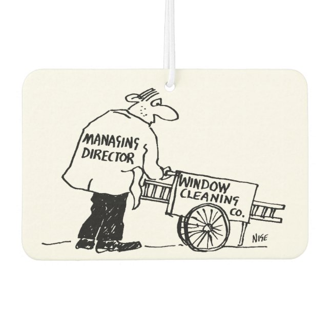 Désodorisant Pour Voiture Directeur général de la société de nettoyage de fe (Devant)