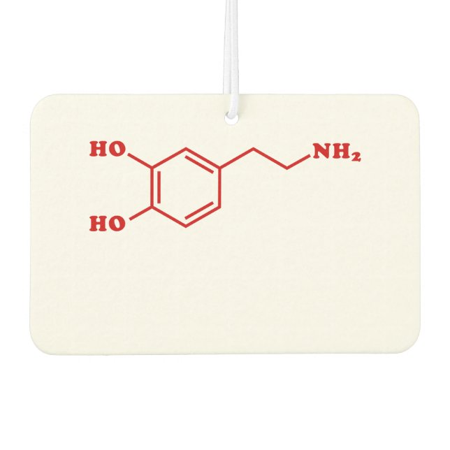 Désodorisant Pour Voiture Dopamine formule chimique moléculaire (Devant)