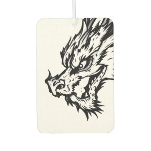 Désodorisant Pour Voiture Dragon Noir & Blanc