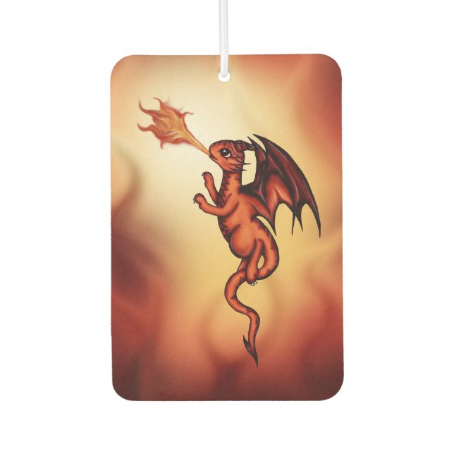 Désodorisant Pour Voiture Dragon respirant le feu (Devant)