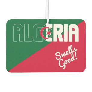 Désodorisant pour voiture drapeau algérien magnifi