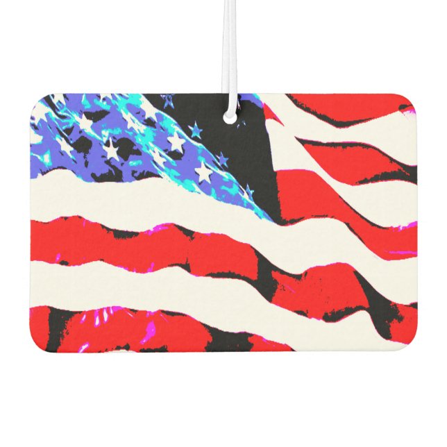 Désodorisant Pour Voiture Drapeau américain (Devant)