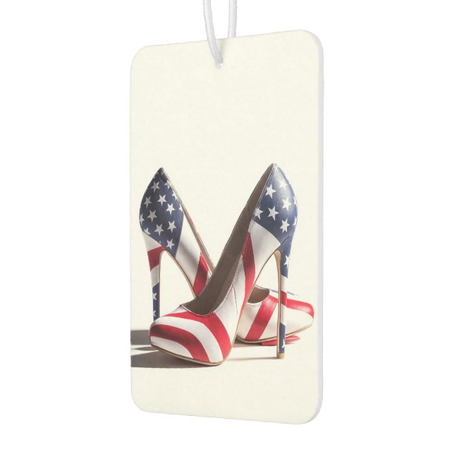 Désodorisant Pour Voiture Drapeau américain talons hauts (Gauche)