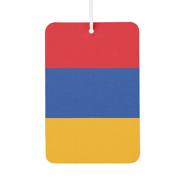 Désodorisant Pour Voiture Drapeau Arménie (Devant)