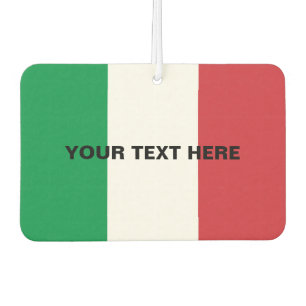 Désodorisant Pour Voiture Drapeau d'air de voiture italien personnalisé