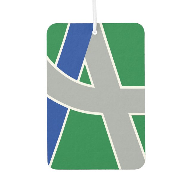 Désodorisant Pour Voiture Drapeau d'Albany, Oregon (Devant)