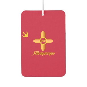 Désodorisant Pour Voiture Drapeau d'Albuquerque, Nouveau-Mexique