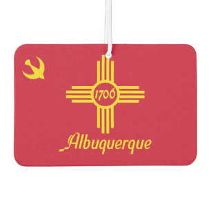 Désodorisant Pour Voiture Drapeau d'Albuquerque, Nouveau-Mexique Air Freshen