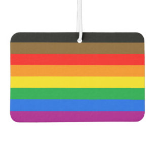 Désodorisant Pour Voiture Drapeau de la fierté arc-en-ciel de Philly