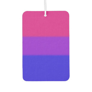 Désodorisant Pour Voiture Drapeau de la fierté bisexuelle tombée